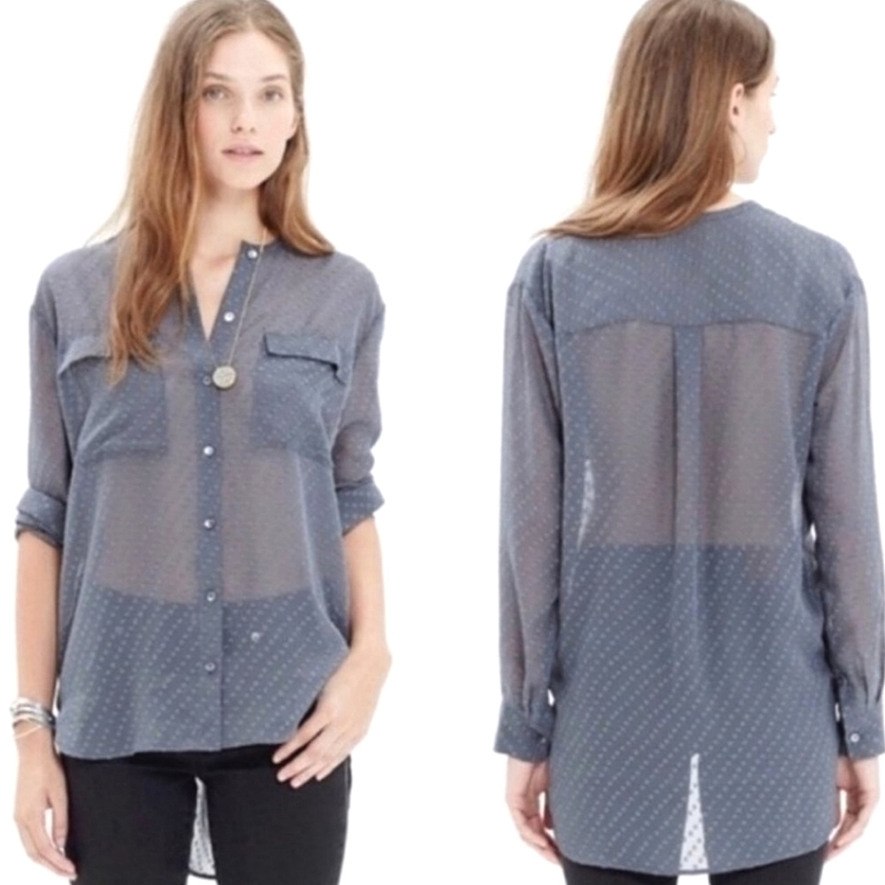 Madewell | Swiss Dot Blouse